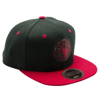 GAME OF THRONES - Snapback Sapka - Targaryen - Fekete & Piros - Abystyle AJÁNDÉKTÁRGY