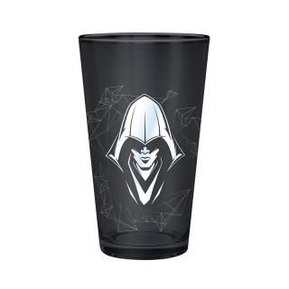 ASSASSIN'S CREED - Nagy Üvegpohár - Assassin (500ml) - Abystyle AJÁNDÉKTÁRGY