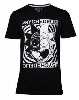 Rick and Morty - Psychedelic Men's T-shirt - Póló (M-es méret) AJÁNDÉKTÁRGY