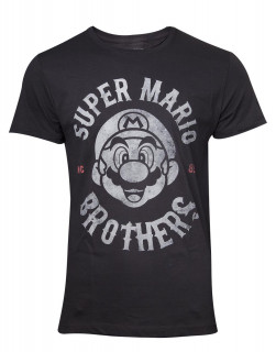 Nintendo - Super Mario Biker Men's T-shirt - Póló (M-es méret) Ajándéktárgyak