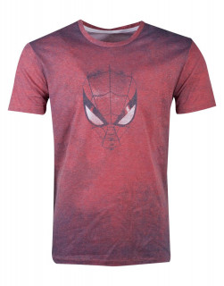 Spiderman - Acid Wash Spiderman Men's - Póló (M-es méret) AJÁNDÉKTÁRGY