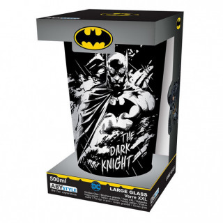 DC COMICS - Large Glass - 500ml - Batman & Joker - Abystyle Ajándéktárgyak