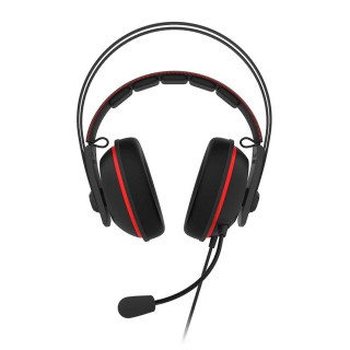 ASUS TUF GAMING H7 CORE Fekete-piros Gamer Headset (90YH01QR-B1UA00) 