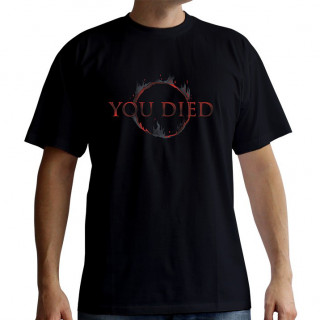 DARK SOULS - Tshirt "You Died" man SS black - basic (L-es méret) - Póló - Abystyle AJÁNDÉKTÁRGY