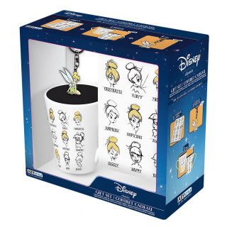 DISNEY - Pck Mug340ml + Keyring + Notebook "Tinker bell" - Ajándékcsomag - Abystyle AJÁNDÉKTÁRGY