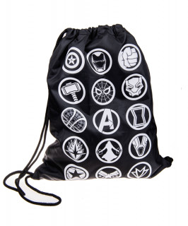 MARVEL - Infinity War Badges Gym Bag - Good Loot - tornazsák AJÁNDÉKTÁRGY