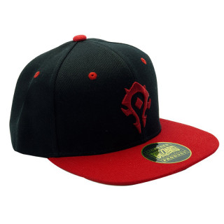 WORLD OF WARCRAFT - Snapback Cap - Black & Red - Horde - Sapka - Abystyle AJÁNDÉKTÁRGY