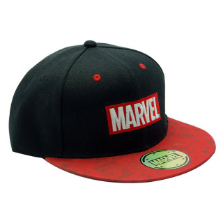 MARVEL - Snapback Cap - Black & Red - Logo - Sapka 