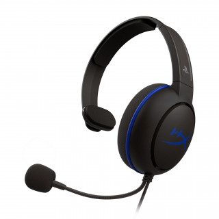 HyperX Cloud Chat (PS4 Licensed) Fekete 3,5 Jack gamer Fejhallgató HX-HSCCHS-BK/EM PS4