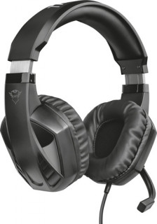 Trust Fejhallgató - GXT 412 Celaz (2m kábel; mikrofon; hangerőszabályzó; 3.5mm TRRS jack + Y kábel; fekete) 