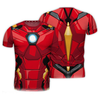 MARVEL - Tshirt cosplay "Iron Man" man XL- Póló - Abystyle AJÁNDÉKTÁRGY