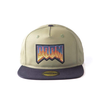 Doom Eternal Retro Logo Snapback Sapka  AJÁNDÉKTÁRGY