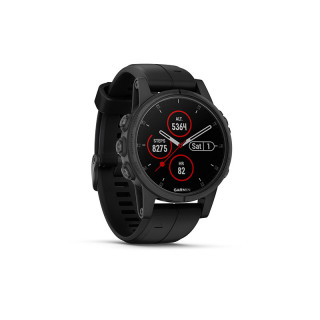 Garmin fenix 5S Plus Sapphire Fekete fekete óraszíjjal 010-01987-03 