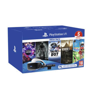 PlayStation VR Mega Pack 2 (VR Worlds, Skyrim, Astro Bot, Resident Evil Biohazard, Everybody's Golf) 