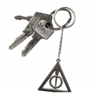 Harry Potter Deathly Hallows 3D fém kulcstartó - Abystyle 