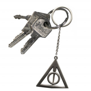 Harry Potter Deathly Hallows 3D fém kulcstartó - Abystyle AJÁNDÉKTÁRGY