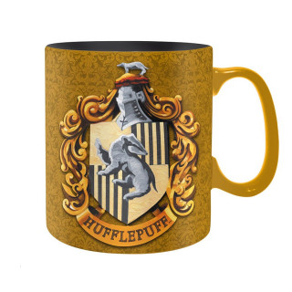 HARRY POTTER - Bögre - 460 ml - Hufflepuff  - Abystyle AJÁNDÉKTÁRGY