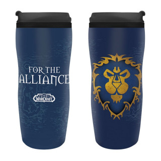 WORLD OF WARCRAFT - Travel mug Alliance - Abystyle AJÁNDÉKTÁRGY