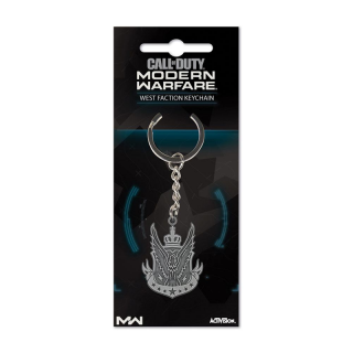 Call Of Duty: Modern Warfare Metal Keychain West Faction - Fém kulcstartó AJÁNDÉKTÁRGY