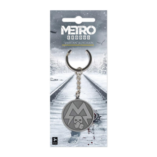 Metro Exodus Metal Keychain Spartan Logo - Fém kulcstartó AJÁNDÉKTÁRGY