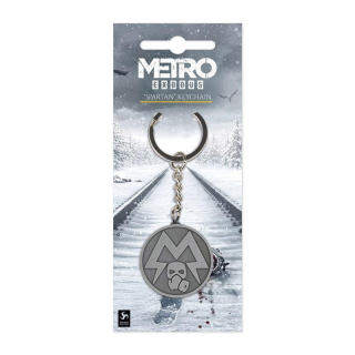 Metro Exodus Metal Keychain Spartan Logo - Fém kulcstartó 