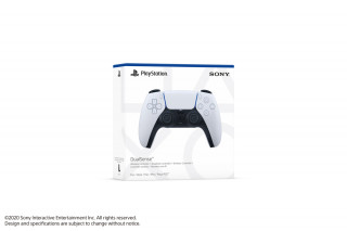 PlayStation®5 (PS5) DualSense™ kontroller (Fehér-fekete) (használt) PS5