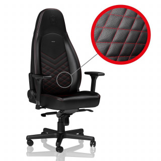 Noblechairs ICON Gamer Szek Fekete/Piros (NBL-ICN-PU-BRD) (Bontott) PC