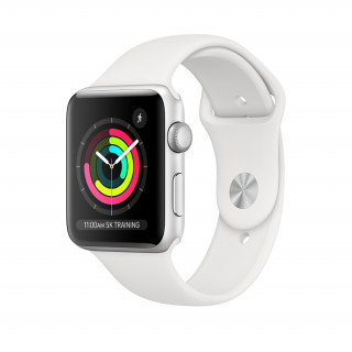 Apple Watch Series 3 42mm Silver Aluminum Case with White Sport Band Mobil