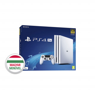 PlayStation 4 (PS4) Pro 1TB Glacier White (fehér) (használt) 