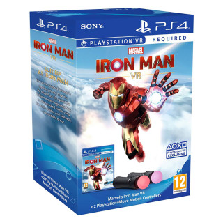 Marvel's Iron Man VR + 2 PlayStation Move Motion Kontroller PS4