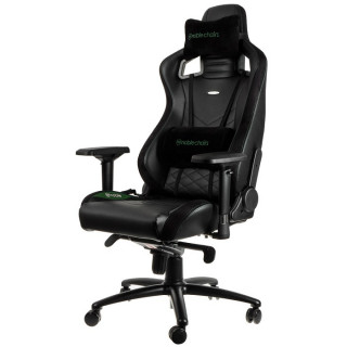 Noblechairs EPIC Gamer Szek Fekete/Zold (NBL-PU-GRN-002) (Bontott) PC