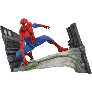 Marvel Gallery - Spider-Man Comic Webbing PVC Szobor (SEP182341) AJÁNDÉKTÁRGY