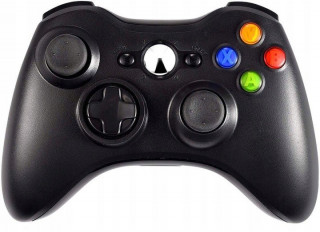 XBOX 360 Vezeték nélküli Kontroller Fekete (PRCX360WLSSBK) Xbox 360