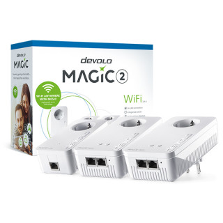 Devolo Magic 2 WiFi 2-1-3 WiFi Powerline Multiroom Kit (D 8398) 