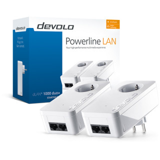 Devolo dLAN 1000 duo+ Starter Kit áramLAN (D 8117) PC