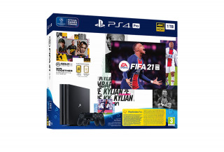 PlayStation 4 Pro (PS4) 1TB + FIFA 21 + második DualShock 4 kontroller PS4