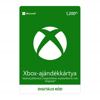 1200 forintos Microsoft XBOX ajándékkártya digitális kód 