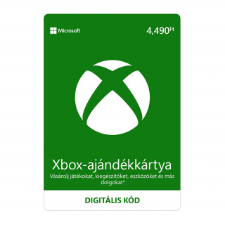 4490 forintos Microsoft XBOX ajándékkártya digitális kód Xbox One