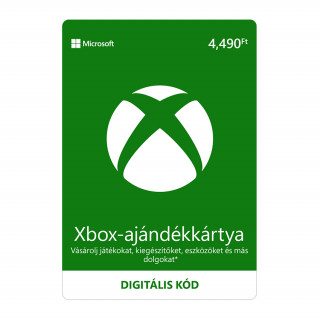 4490 forintos Microsoft XBOX ajándékkártya digitális kód XBOX ONE