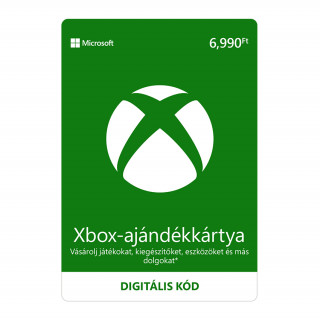 6990 forintos Microsoft XBOX ajándékkártya digitális kód 