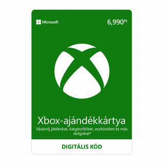 6990 forintos Microsoft XBOX ajándékkártya digitális kód XBOX ONE