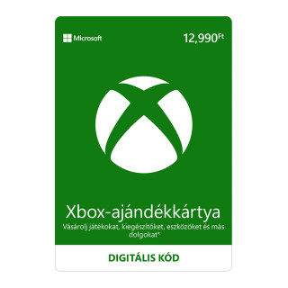 12990 forintos Microsoft XBOX ajándékkártya digitális kód 