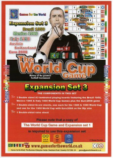 The World Cup Game - expansion set 3 Játék