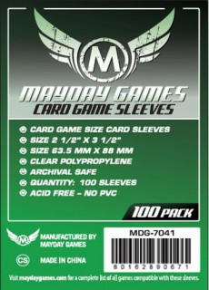 Mayday kártyavédő (sleeve) - 63,5*88 mm (100 db/csomag) Játék