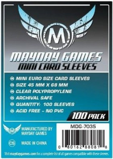 Mayday mini EU kártyavédő (sleeve) - 45*68 mm (100 db/csomag) Játék