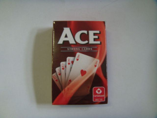 ACE szimpla bridge kártya, piros Játék