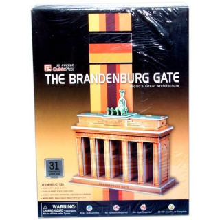 3D-puzzle Brandenburgi kapu 31db-os Játék