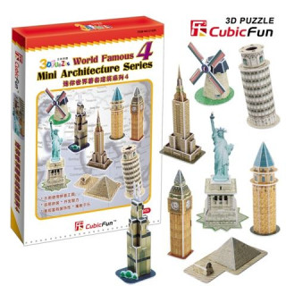 3D puzzle - Mini építészeti sorozat 4. 