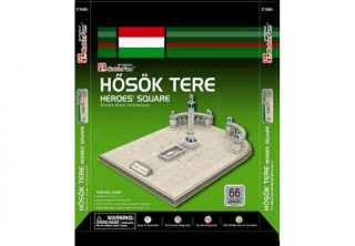 3D puzzle - Hősök tere 66db-os Játék