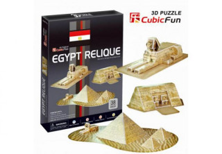 3D puzzle - Egyptian Pyramids 38 db-os Játék